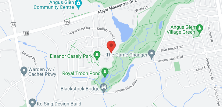 map of 17 STOLLERY POND CRES